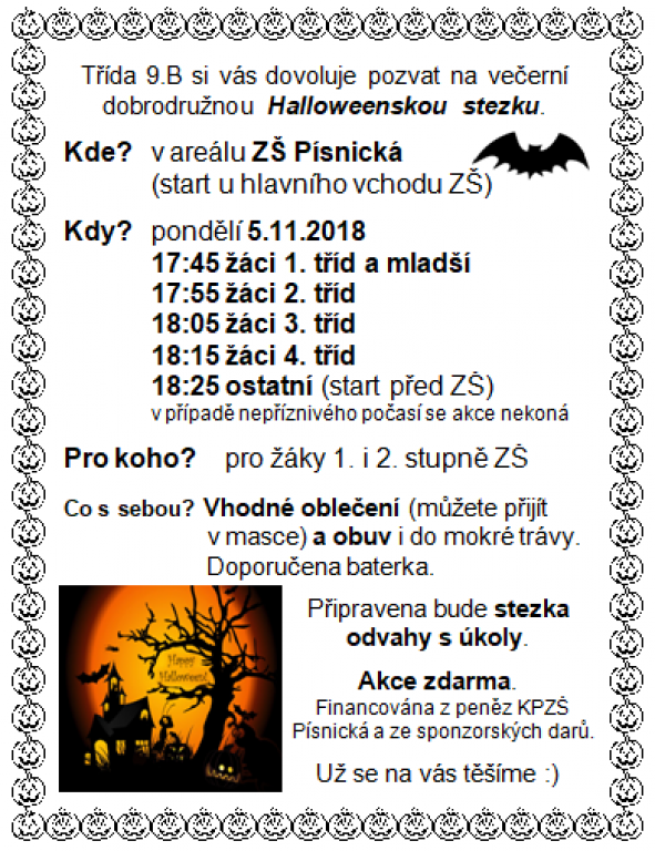 Halloween pozvánka